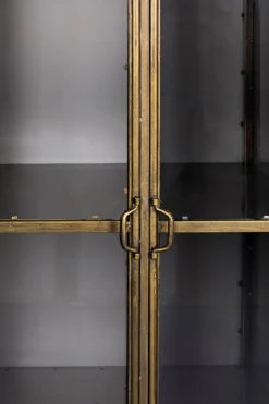 Vitrinen|Vitrinen|Zuiver Vitrine Gertlush Messing
