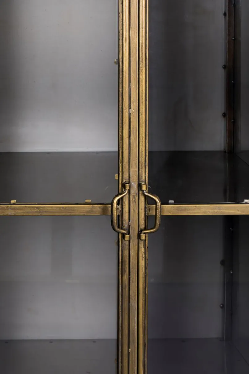 Vitrinen|Vitrinen|Zuiver Vitrine Gertlush Messing