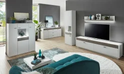 Vitrinen|IDEAL Wohnen Vitrine Manchester Weiß