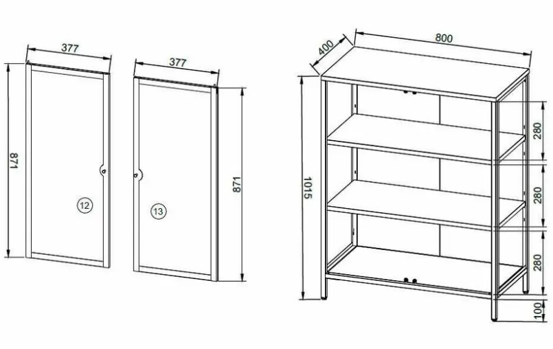 Vitrine Milton< Sale