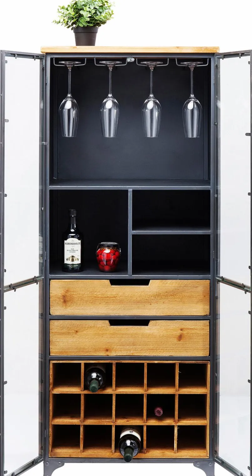 Vitrinen|Regale|KARE DESIGN Vitrine Refugio 83751 Schwarz