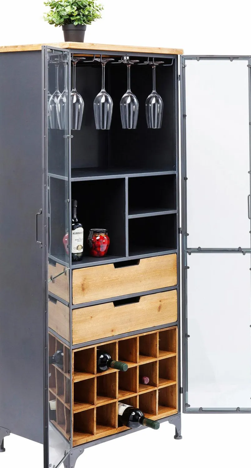 Vitrinen|Regale|KARE DESIGN Vitrine Refugio 83751 Schwarz
