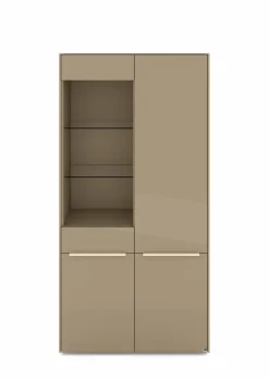Vitrinen|Vitrinen|set one by Musterring Vitrine Reno Taupe
