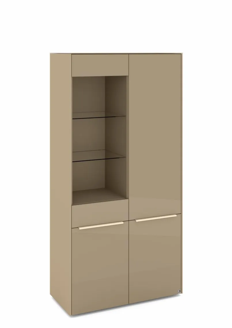 Vitrinen|Vitrinen|set one by Musterring Vitrine Reno Taupe