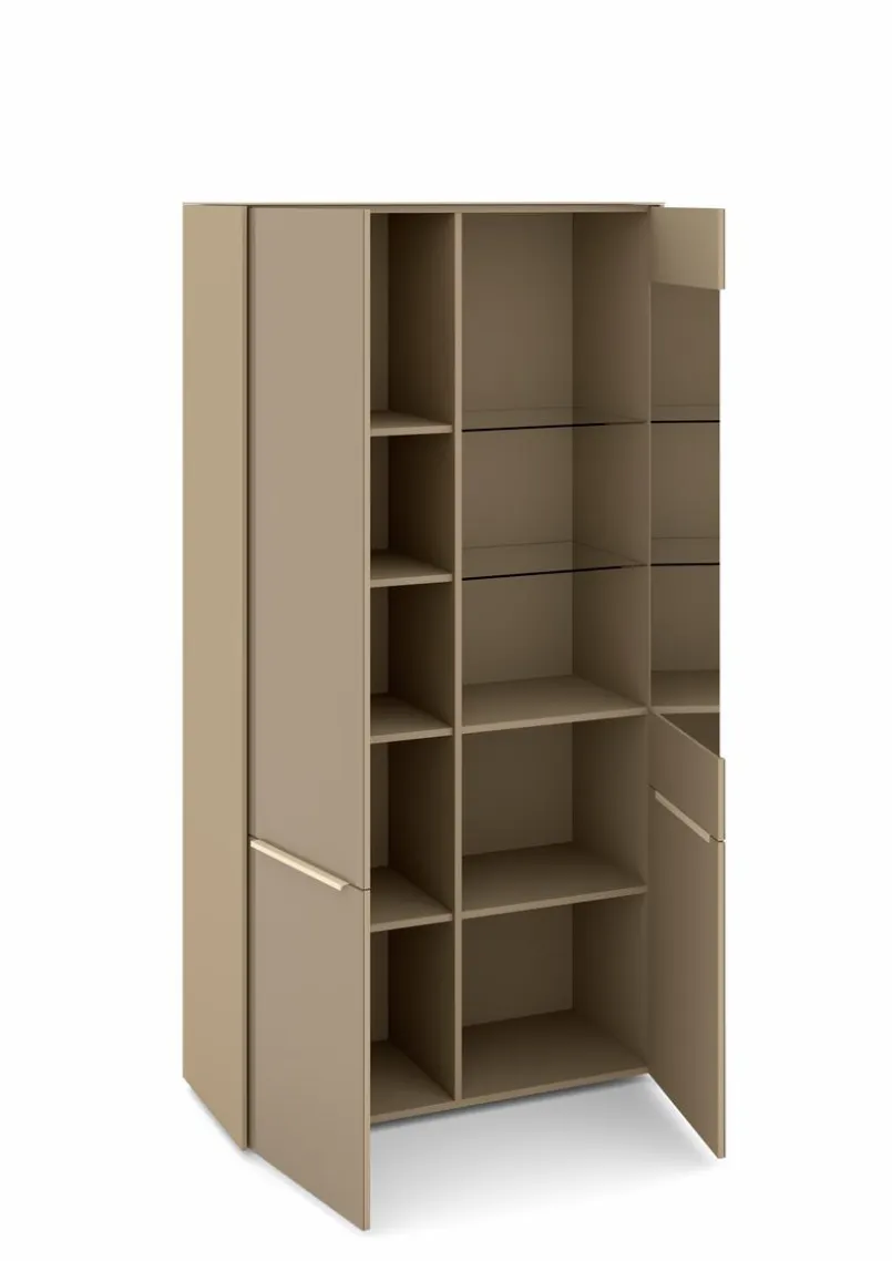 Vitrinen|Vitrinen|set one by Musterring Vitrine Reno Taupe