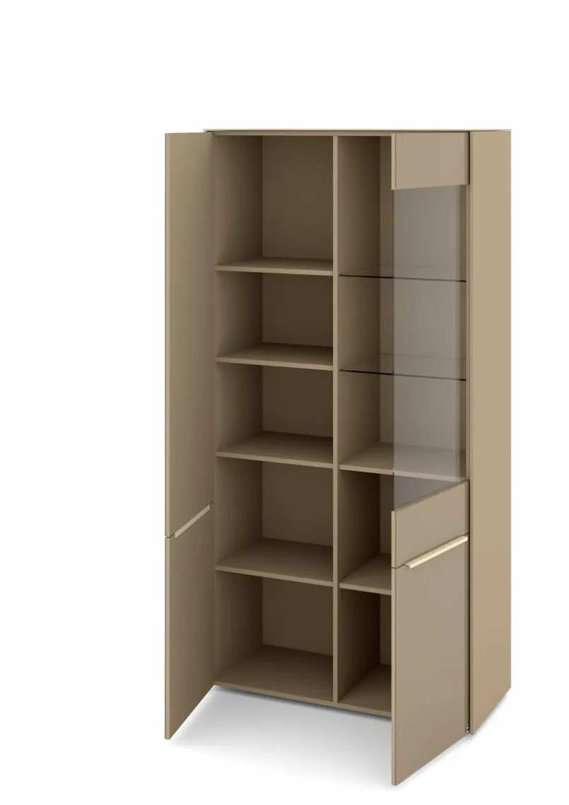 Vitrinen|Vitrinen|set one by Musterring Vitrine Reno Taupe