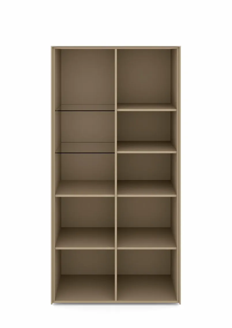 Vitrinen|Vitrinen|set one by Musterring Vitrine Reno Taupe