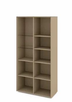 Vitrinen|Vitrinen|set one by Musterring Vitrine Reno Taupe