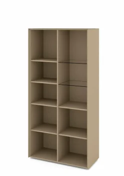 Vitrinen|Vitrinen|set one by Musterring Vitrine Reno Taupe