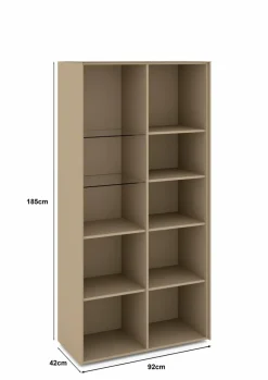 Vitrinen|Vitrinen|set one by Musterring Vitrine Reno Taupe