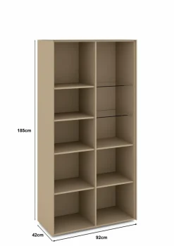 Vitrinen|Vitrinen|set one by Musterring Vitrine Reno Taupe