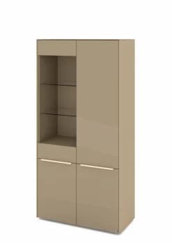 Vitrinen|Vitrinen|set one by Musterring Vitrine Reno Taupe