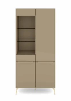 Vitrinen|Vitrinen|set one by Musterring Vitrine Reno Taupe