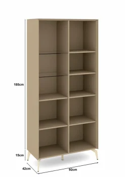 Vitrinen|Vitrinen|set one by Musterring Vitrine Reno Taupe