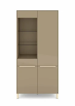 Vitrinen|Vitrinen|set one by Musterring Vitrine Reno Taupe
