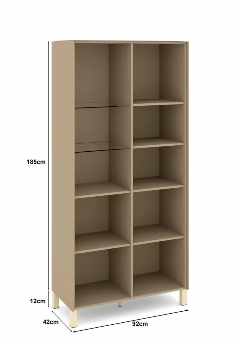 Vitrinen|Vitrinen|set one by Musterring Vitrine Reno Taupe