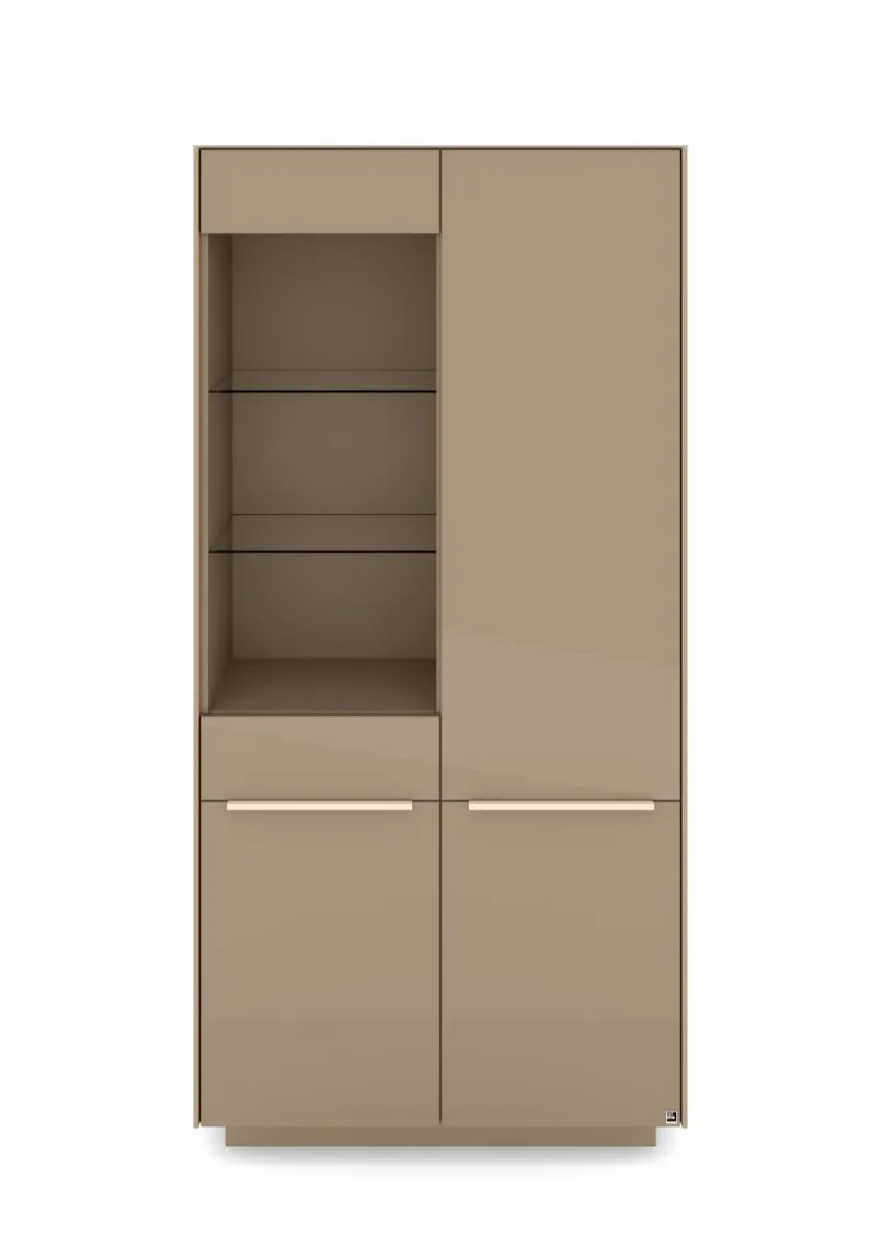 Vitrinen|Vitrinen|set one by Musterring Vitrine Reno Taupe