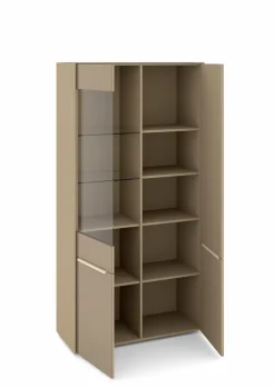Vitrinen|Vitrinen|set one by Musterring Vitrine Reno Taupe
