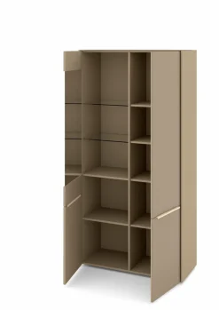 Vitrinen|Vitrinen|set one by Musterring Vitrine Reno Taupe