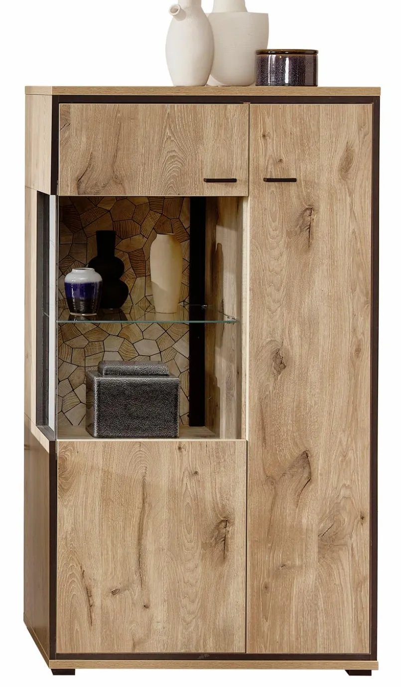 Wohnconcept Vitrinen|Vitrinen-Vitrine Ruben Eiche