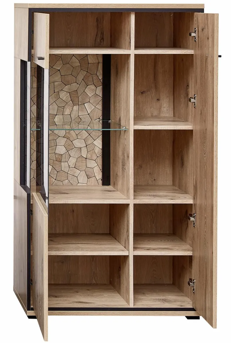 Wohnconcept Vitrinen|Vitrinen-Vitrine Ruben Eiche