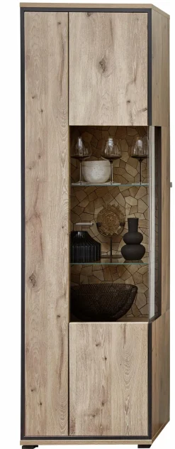 Wohnconcept Vitrinen|Vitrinen-Vitrine Ruben Eiche