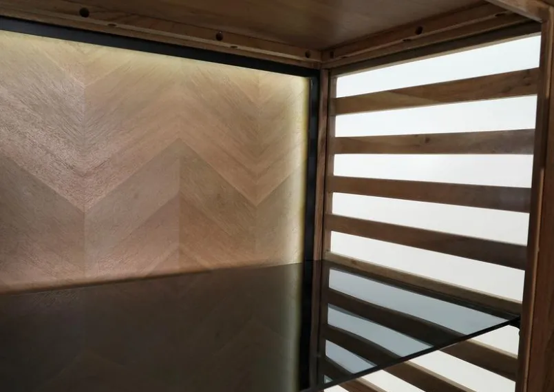 Gutmann Factory Vitrinen-Vitrine Showcase Akazie