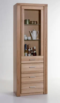 Vitrinen|Elfo Vitrine Tabea Kernbuche