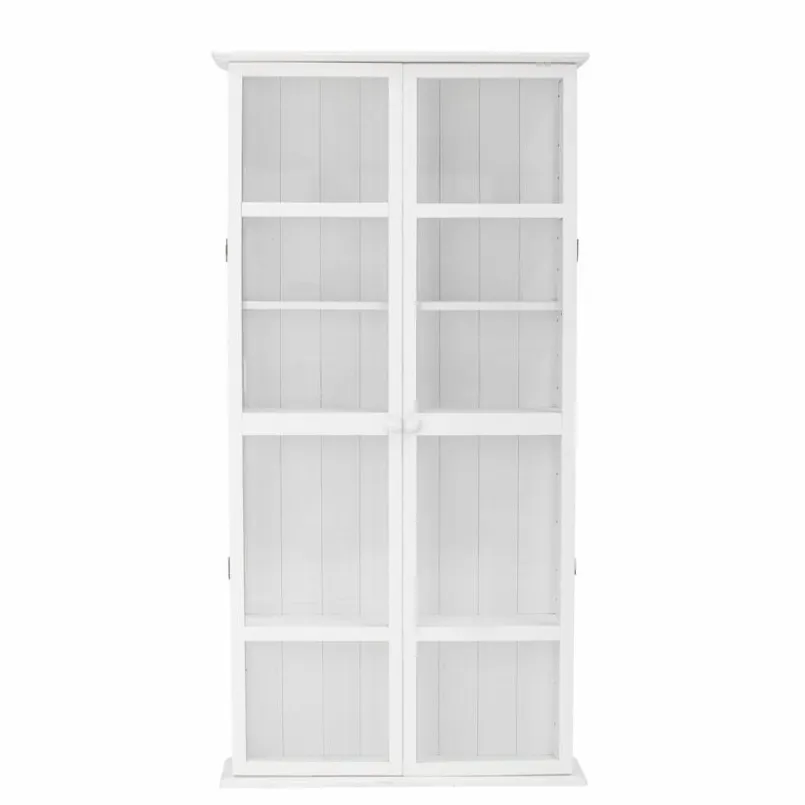 DAHEIM Vitrinen|Vitrinen-Vitrine Wila Weiß