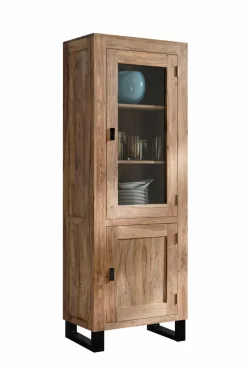 Vitrinen|Vitrinen|WOLFMÖBEL Vitrine Yoga 2.0 Sheesham