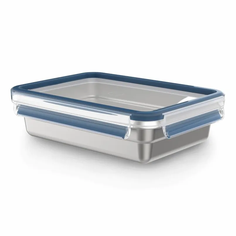 emsa Lunchboxes|Vorratsdosen-Vorratsdose Clip & Close Steel 1200 ml Blau
