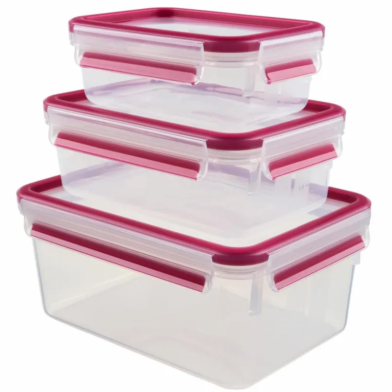 Lunchboxes|Vorratsdosen|emsa Vorratsdose Clip&Close 3tlg. Rosa