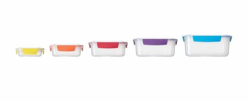 Joseph Joseph Vorratsdosen|Kaffee & Tee-Vorratsdose Nest Lock 5tlg. Bunt