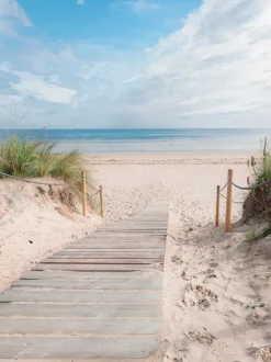 Bilder Nach Themen|EUROART Wandbild 60 x 80 cm Beach walk IV Blau