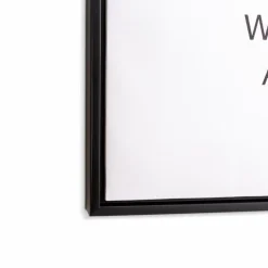 Bilder Mit Rahmen| Wandbild 40 x 50 cm Spruch II Weiß