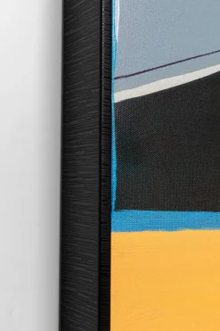 Bilder Mit Rahmen|Bilder Nach Themen|KARE DESIGN Wandbild 73 x 143 cm Abstract Orange