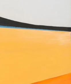 Bilder Mit Rahmen|Bilder Nach Themen|KARE DESIGN Wandbild 73 x 143 cm Abstract Orange