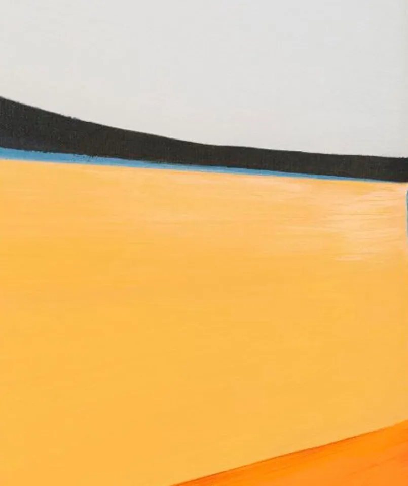 Bilder Mit Rahmen|Bilder Nach Themen|KARE DESIGN Wandbild 73 x 143 cm Abstract Orange