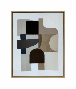 Bilder Mit Rahmen-Wandbild 42,1 x 52,1 cm Abstrakt Braun