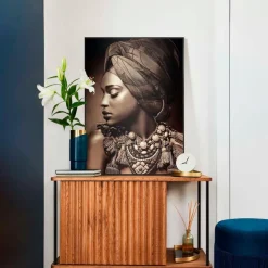 Reinders Bilder Mit Rahmen-Wandbild 50 x 70 cm African Beauty Braun