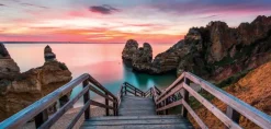 Bilder Ohne Rahmen|EUROART Wandbild 55 x 115 cm Algarve Rosa