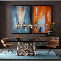 Bilder Mit Rahmen|KARE DESIGN Wandbild 120 x 180 cm Artistas Orange