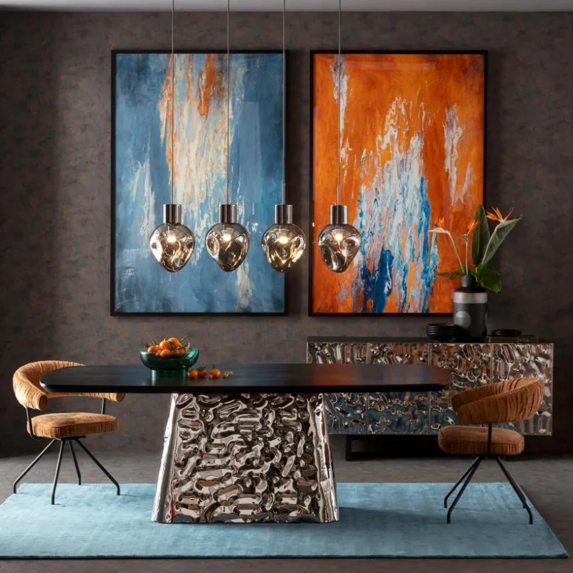 Bilder Mit Rahmen|KARE DESIGN Wandbild 120 x 180 cm Artistas Orange