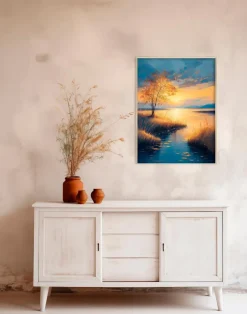 Wandbild 60 x 80 cm Atmospheric Landscape II<EUROART Outlet