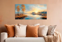 Wandbild 55 x 115 cm Atmospheric Landscape VI<EUROART