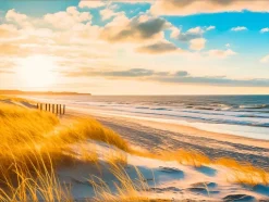 Bilder Mit Rahmen|EUROART Wandbild 60 x 80 cm Baltic Sea IV Blau