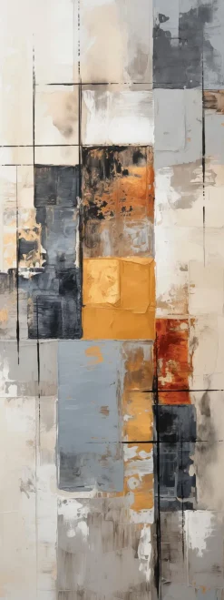 Wandbild 30 x 80 cm , Grey and White V<EUROART Hot