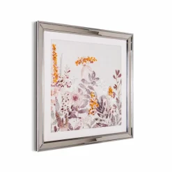 Bilder Mit Rahmen|Bilder Nach Themen-Wandbild 56,7 x 56,7 cm Blumen II Rosa