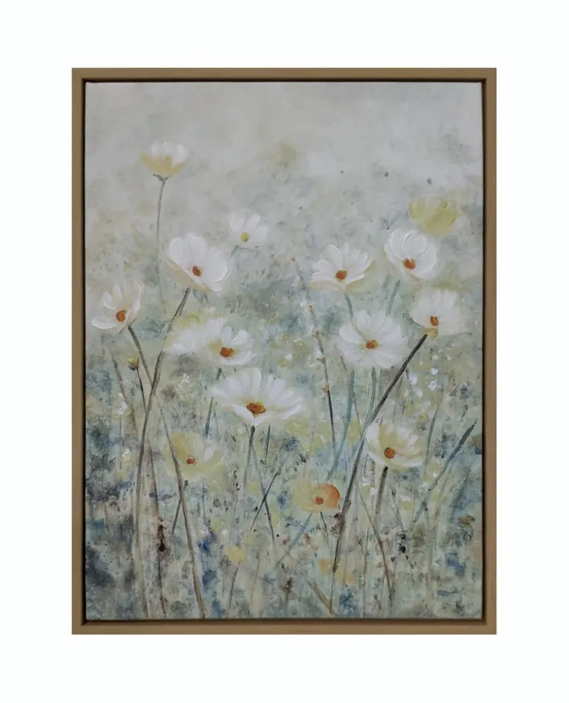 Bilder Mit Rahmen| Wandbild 32,1 x 42,1 cm Blumenwiese Grün