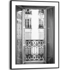 Bilder Mit Rahmen|Reinders Wandbild 30 x 40 cm Classic Balcony Schwarz